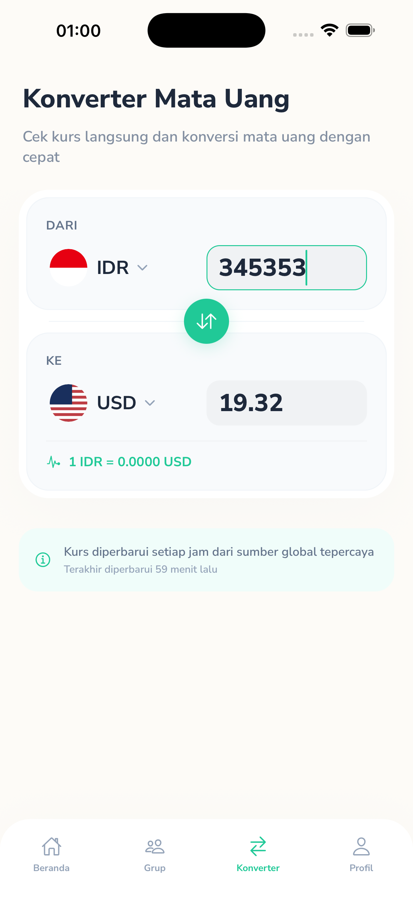 Konverter Mata Uang